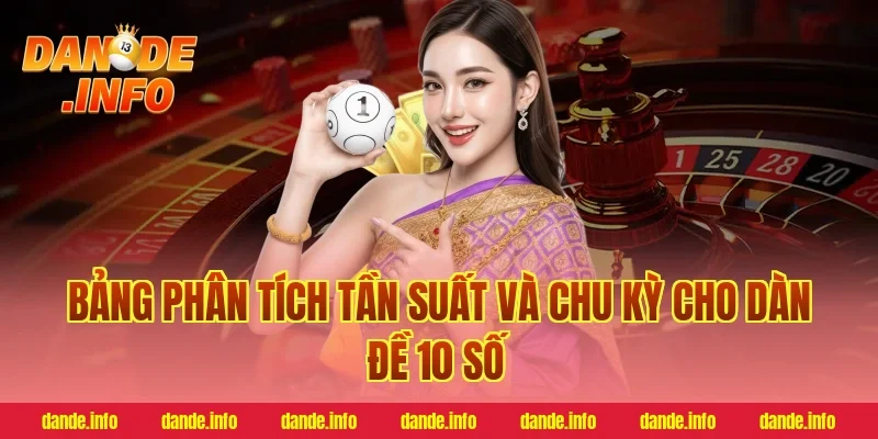 Bảng Phân Tích Tần Suất Và Chu Kỳ Cho Dàn Đề 10 Số