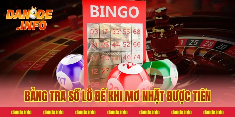 Bảng Tra Số Lô Đề Khi Mơ Nhặt Được Tiền