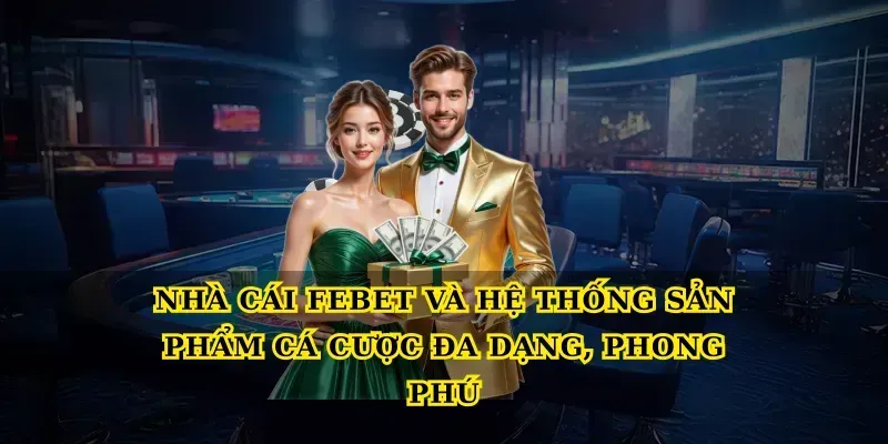 Nhà cái febet và hệ thống sản phẩm cá cược đa dạng, phong phú